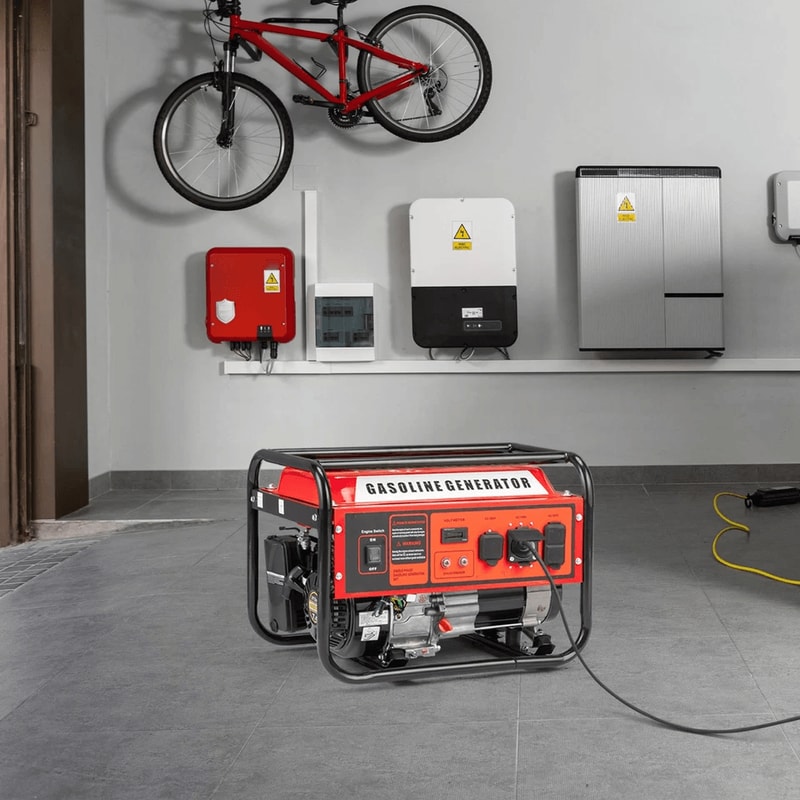 Power Equipment Portable Generator RV Ready 4 Stroke Engine Electric Start 1