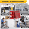 Heavy Duty Drawer Rolling Tool Chest Tool Box With Lock Key And Side Shelves Drawer Steel Tool Cab 5