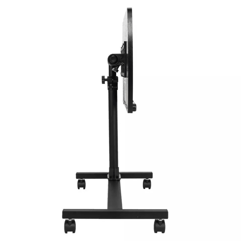 Rolling OverBed Laptop Desk With Adjustable Height Angle Portable Table Stand For Bed Sofa Hospit 1