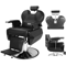 Deluxe Barber Shop Hydraulic Recline Salon Chair Beauty Spa Shampoo Hair Styling Chair For Professi 0