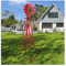 8FT Windmill For Yard Garden Durable Metal Ornamental Wind Mill Weather Resistant Outdoor Decoratio