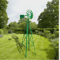 8FT Windmill For Yard Garden Durable Metal Ornamental Wind Mill Weather Resistant Outdoor Decoratio