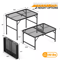 Camping Table Folding Grill Table With Mesh Desktop Portable Aluminum Picnic Table For BBQ Outdoor 7