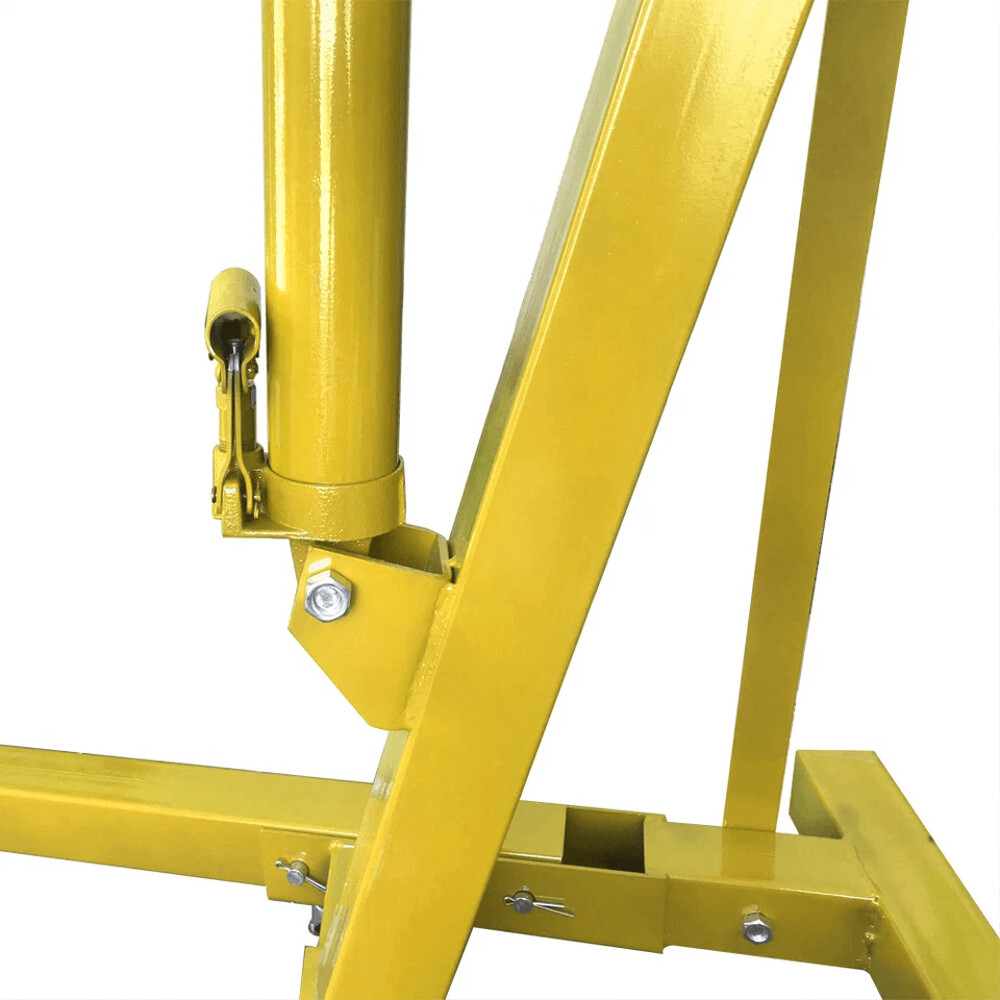 2 Ton 4400 LB Engine Motor Hoist Cherry Picker Shop Crane Lift Foldable Yellow 5