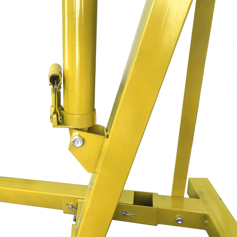 2 Ton 4400 LB Engine Motor Hoist Cherry Picker Shop Crane Lift Foldable Yellow 5