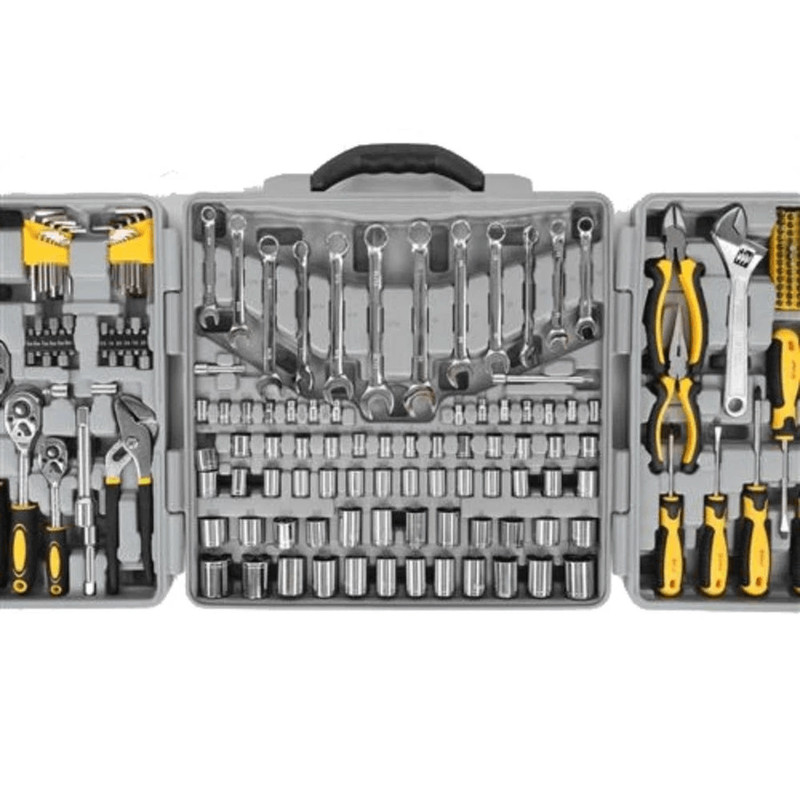 Portable Mechanics Tool Set Complete Wrenches Sockets With Carrying Case 2