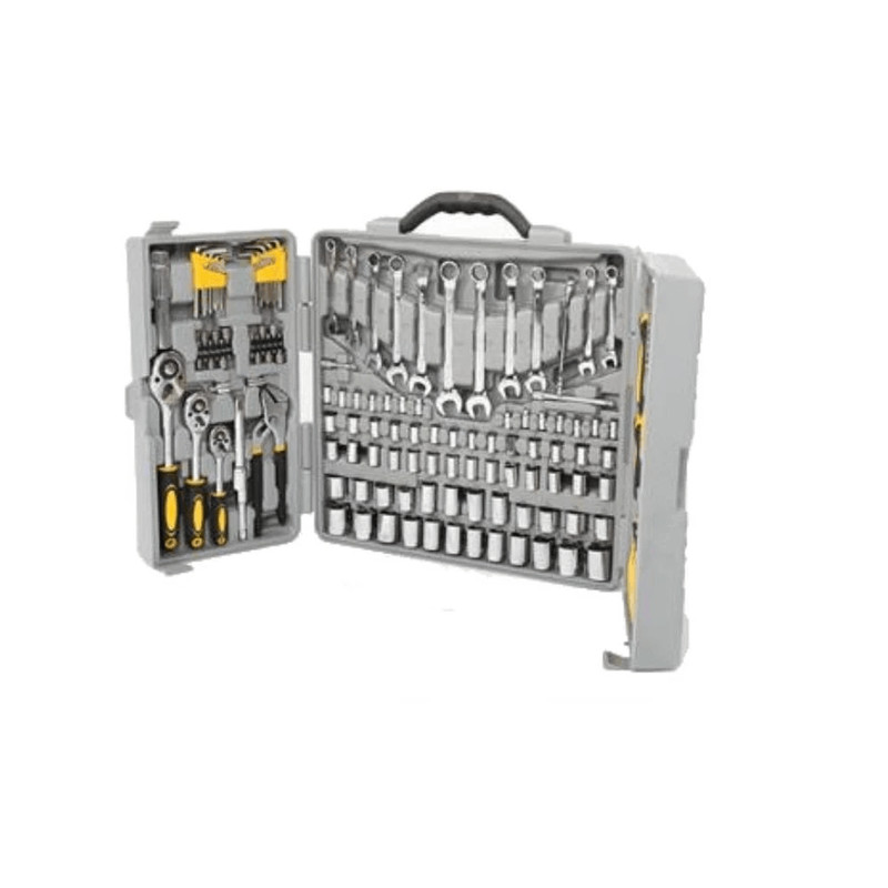 Portable Mechanics Tool Set Complete Wrenches Sockets With Carrying Case 1