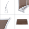 DIY Window Canopy Awning Outdoor Polycarbonate Door  Patio Shelter 3