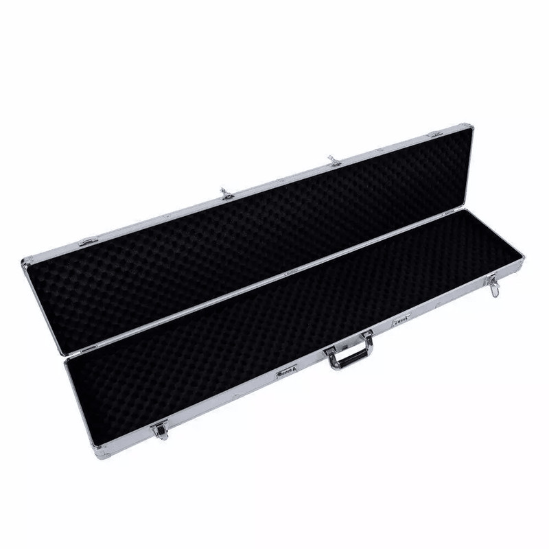Long Aluminum Locking Rifle Gun Case With Foam Interior Secure Lock Storage Box Carry Case For Fire