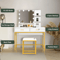LED Vanity Set With Lighted Mirror Cushioned Stool Dressing Table Makeup Table 1