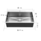 Premium Stainless Steel Single Bowl Top Mount Kitchen Sink With Bottom Grid 4