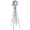 Metal Garden Windmill Ornamental Weather Vane Weather Resistant Outdoor Decor 7