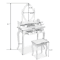 Makeup Vanity Desk With Mirror 4 Drawers Elegant Bedroom Dressing Table Set 4