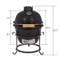 Outdoor BBQ Grill Charcoal Barbecue Pit Portable Smoker For Backyard Patio Camping Meat Cooking 5