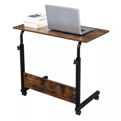 portable height adjustable laptop desk – mobile computer table stand for sofa, bed, and home office