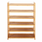 6 Tier Bamboo Shoe Rack Wooden Entryway Storage Shelf Organizer 0