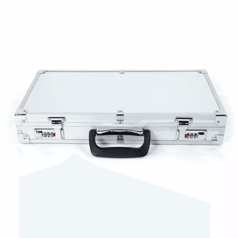 Aluminum Portable Handgun Safe Box Lockable Pistol Case With Foam Liner 4