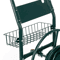 HeavyDuty Garden Metal Hose Reel Cart With Storage Basket 300ft Capacity 10 Pneumatic Wheels For Y 4