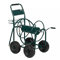 HeavyDuty Garden Metal Hose Reel Cart With Storage Basket 300ft Capacity 10 Pneumatic Wheels For Y 1