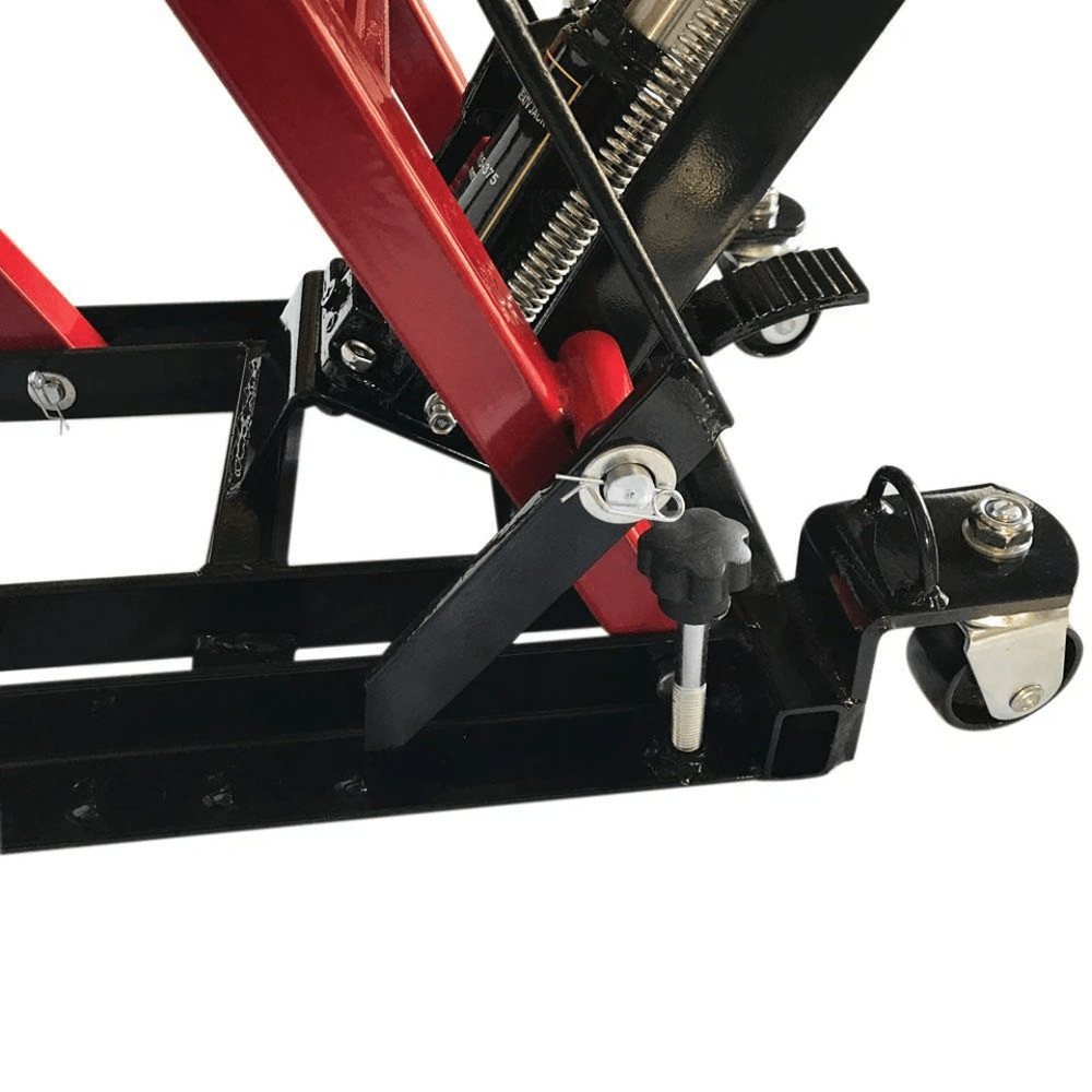 Hydraulic Motorcycle Dirt Bike ATV Scissor Lift Jack Hoist Stand 1500lb Capacity HeavyDuty Steel 5