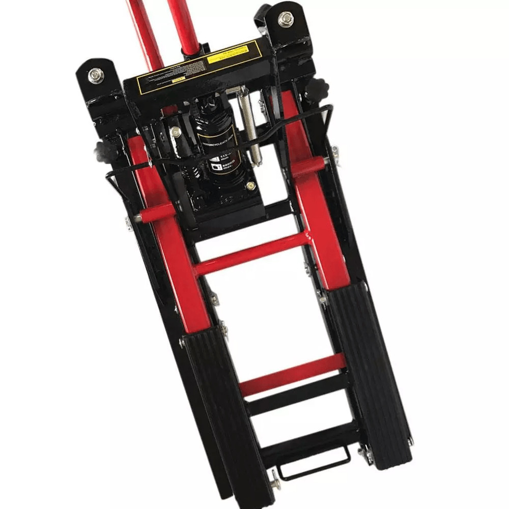 Hydraulic Motorcycle Dirt Bike ATV Scissor Lift Jack Hoist Stand 1500lb Capacity HeavyDuty Steel 4