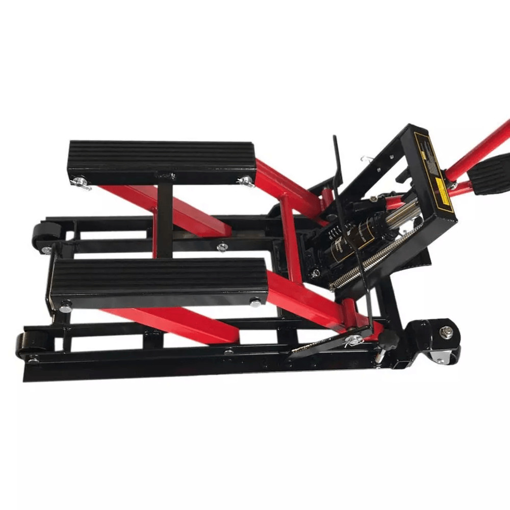 Hydraulic Motorcycle Dirt Bike ATV Scissor Lift Jack Hoist Stand 1500lb Capacity HeavyDuty Steel 2