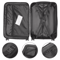 Travel Spinner Luggage Set 3 Piece ABS Trolley Suitcase With TSA Lock 4
