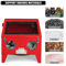 40 Gallon Cabinet Bench Top Air Sandblasting Kit With Gun 4 Nozzles Portable Steel Sandblaster 0