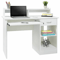 Writing Table Computer Desk Laptop PC Furniture Wood Study Workstation With Hutch Cabinet For Offi 2
