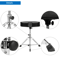 Adjustable Drum Throne Padded Stool HeavyDuty Motorcycle Style Drum Chair For Musicians Concerts An 3