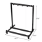 Adjustable 3Guitar Folding Rack Stand Iron HeightAdjustable SpaceSaving Holder 5