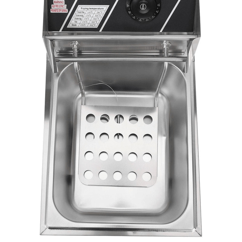 Electric Deep Fryer Commercial Stainless Steel Fryer For Restaurant  Home Use Countertop Frying Mac 6