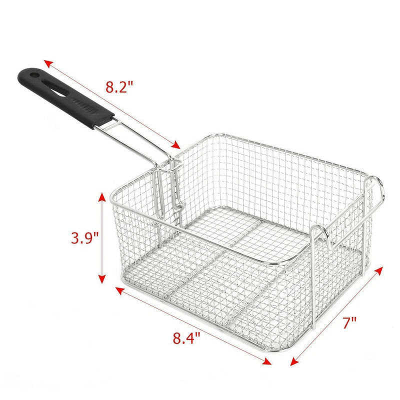 Electric Deep Fryer Commercial Stainless Steel Fryer For Restaurant  Home Use Countertop Frying Mac 9