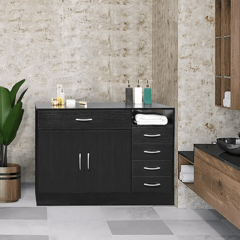 Beauty Salon Spa Equipment Hair Styling Barber Station Storage Cabinet 5 Drawers ProfessionalFor Sa 0