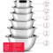 Premium Stainless Steel Mixing Bowls With Measuring Tools Ideal For Cooking Baking 1