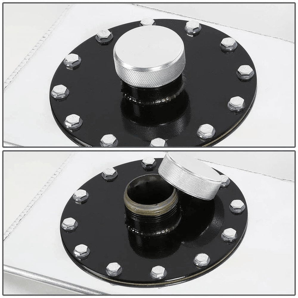 Aluminum RacingDrift Fuel Cell Gas Tank With Cap Level Sender Lightweight Universal Fuel Reservoir 1