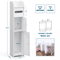 Freestanding Bathroom Storage Cabinet With Door And Shelves Compact Toilet Paper Organizer For Tigh 1