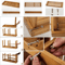 Hot Shoe Rack Bench Hallway Storage Organizer Bamboo Entryway Furniture With Seat And Boots Compart 6