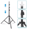 K TShape Photography Adjustable Backdrop Support Stand Kit Height Crossbar Portable With Clamps Car 4