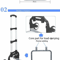 Portable Aluminium Folding Push Cart Travel Shopping Trolley Luggage With Wheels Compact And Lightw 9