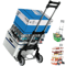Portable Aluminium Folding Push Cart Travel Shopping Trolley Luggage With Wheels Compact And Lightw 0
