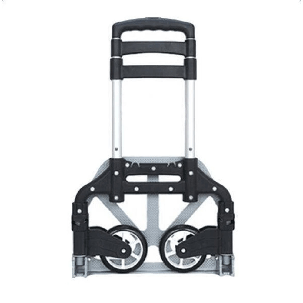 Portable Aluminium Folding Push Cart Travel Shopping Trolley Luggage With Wheels Compact And Lightw 1