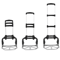 Portable Aluminium Folding Push Cart Travel Shopping Trolley Luggage With Wheels Compact And Lightw 7