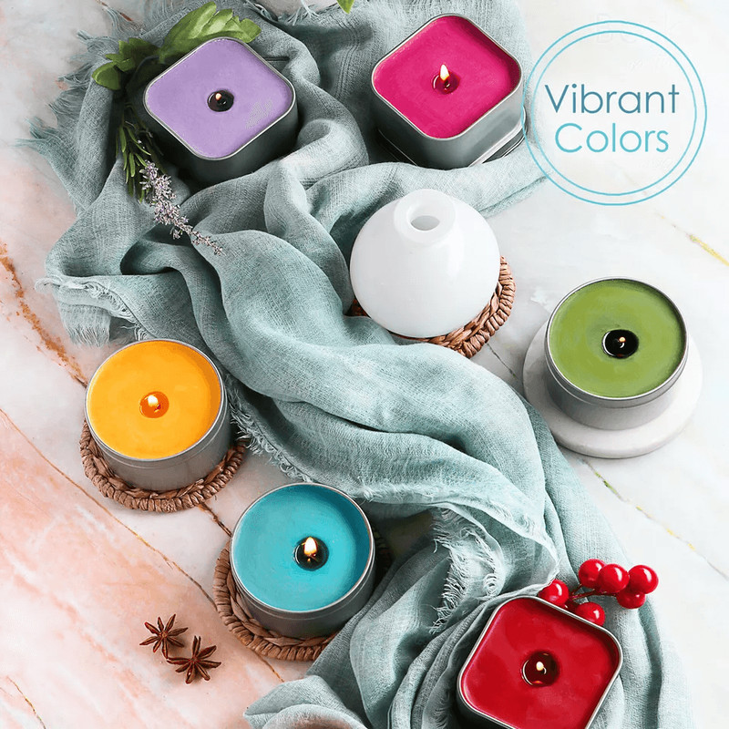 Candle Dyes For Candle Making Supplies Color Blocks Of Wax Dye Nontoxic Vegan Safe For Soy Gel Par 2