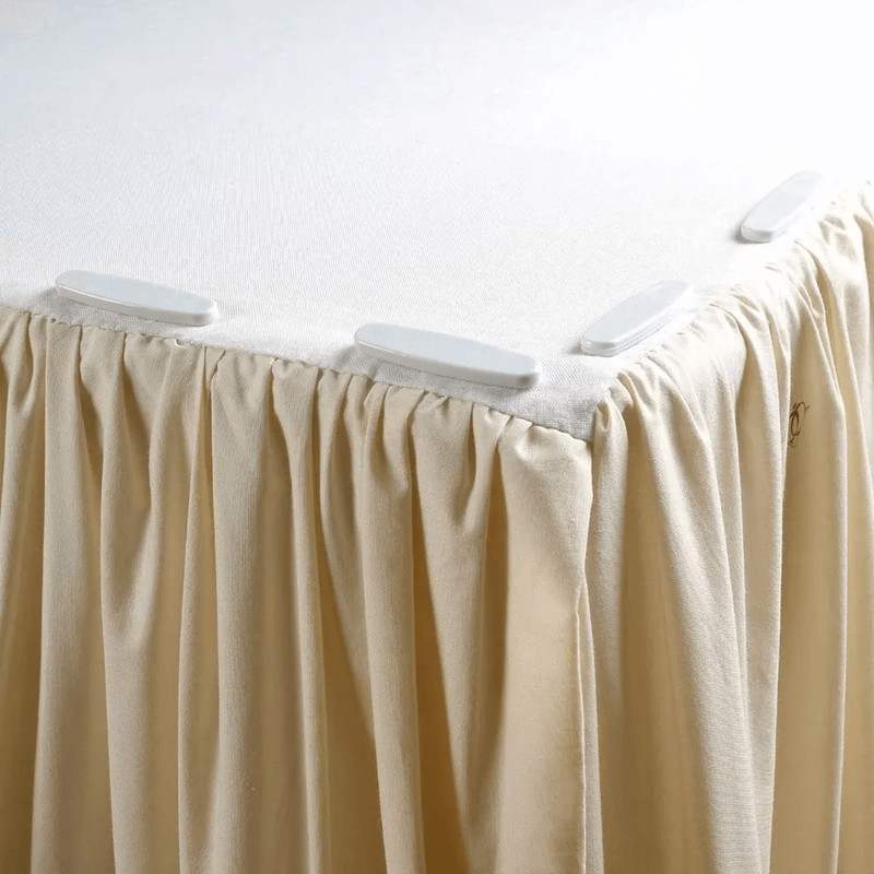 Plastic Head Bedskirt Pins Secure Dust Ruffle Holding Set 1