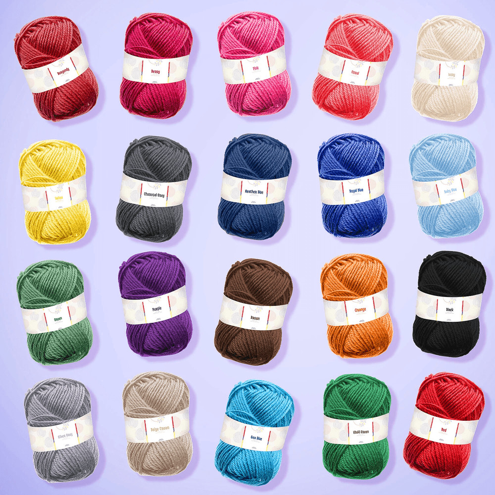 Complete Crochet Starter Set With Yarn Hooks Tools For Beginners 4