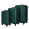 20 24 28 Luggage Travel Set ABS Hard Shell Trolley Suitcases With TSA Lock Green Spinner Luggage 2