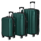 20 24 28 Luggage Travel Set ABS Hard Shell Trolley Suitcases With TSA Lock Green Spinner Luggage 1