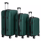 20 24 28 Luggage Travel Set ABS Hard Shell Trolley Suitcases With TSA Lock Green Spinner Luggage 0