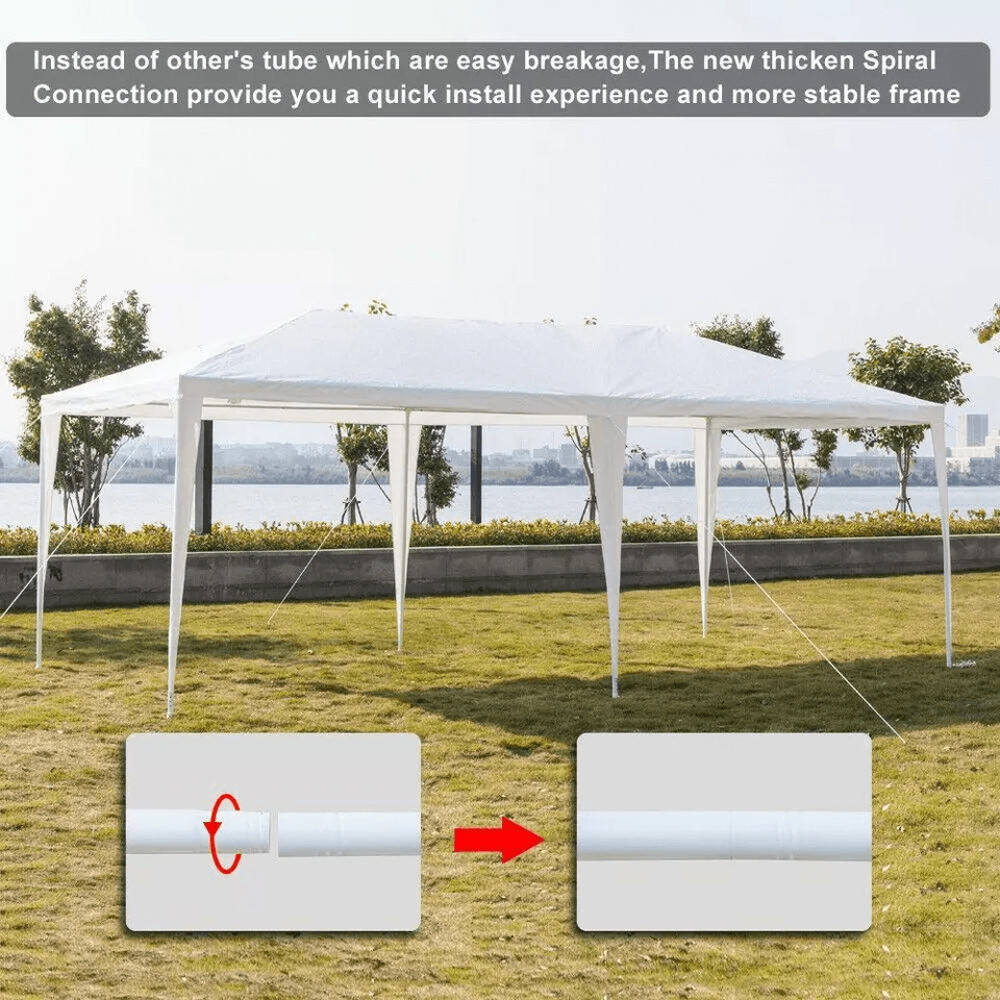 Heavy Duty Outdoor Canopy Party Tent With Sidewalls Waterproof Wedding Gazebo Pavilion For Catered 2